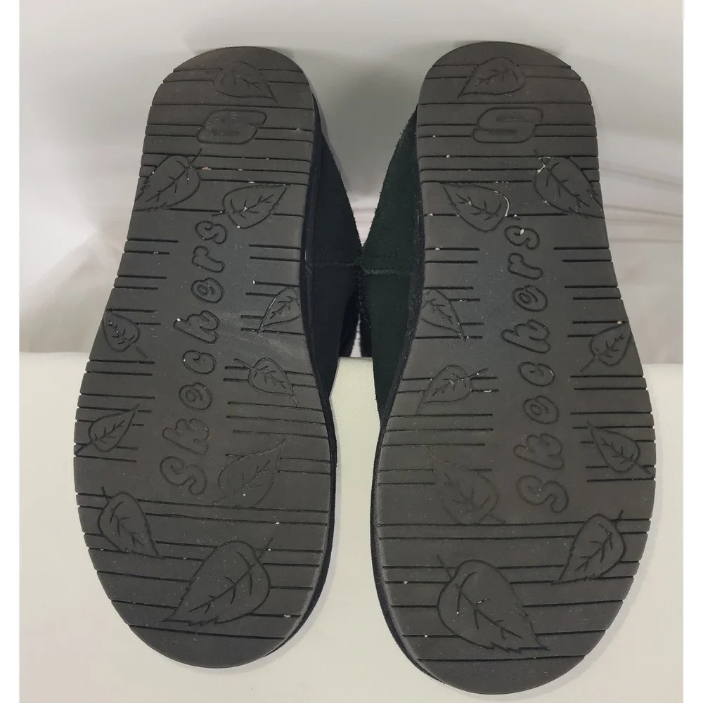 Skechers Australia Shelby Blk Suede Rhinestone Mid-Calf Winter/Snow Boots ~ 2014